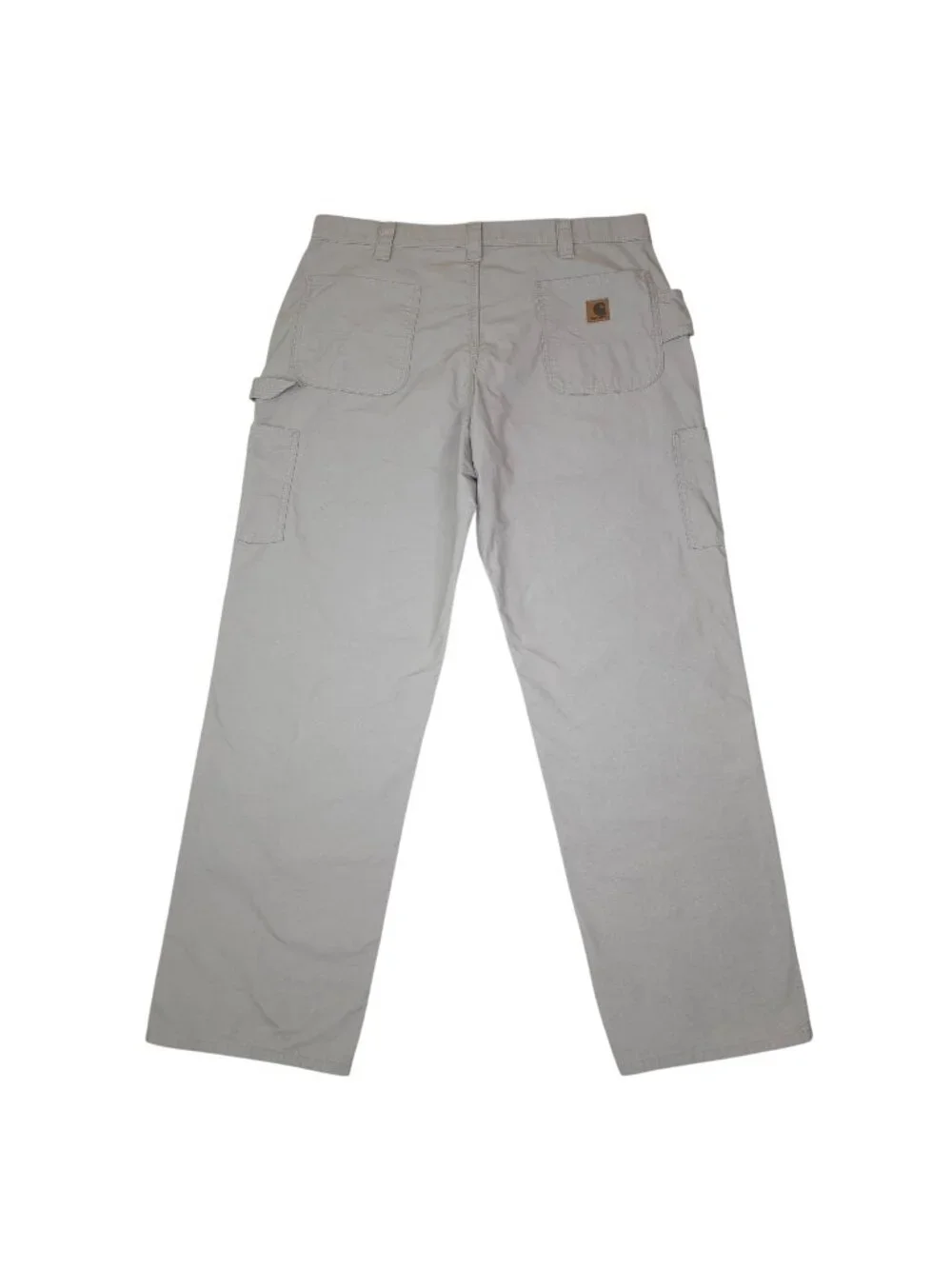 Carhartt Mens Tan Original Fit Dungaree Work Pants 40x32 100% Cotton